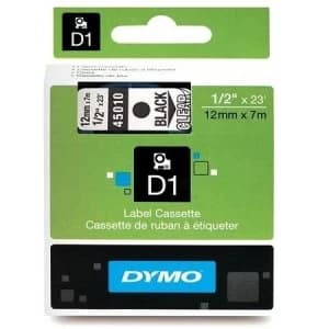 Dymo 45806 Black On Blue Label Tape 19mm x 7m