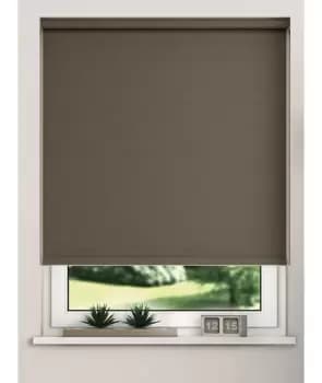 Thermal Blackout Roller Blinds 175cm Drop x Width 115cm ChocoSlate