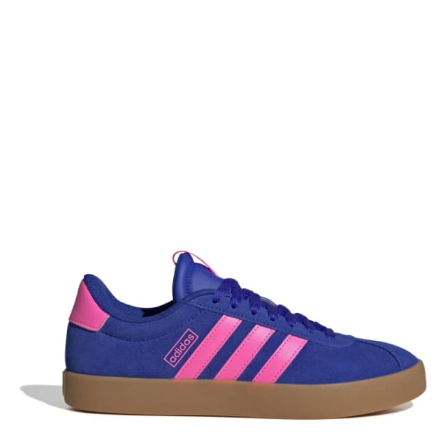 adidas VL Court 3.0 Womens Blue/Pink/Gum female 6 (39.3)