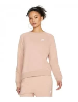 Nike NSW Fleece Crew Sweatshirt Ladies - Pink