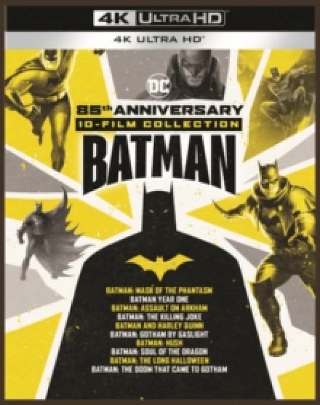 Batman: 85th Anniversary 10-film Collection Bluray 5051892250948