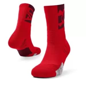 Under Armour Mid-Crew Socks - Red