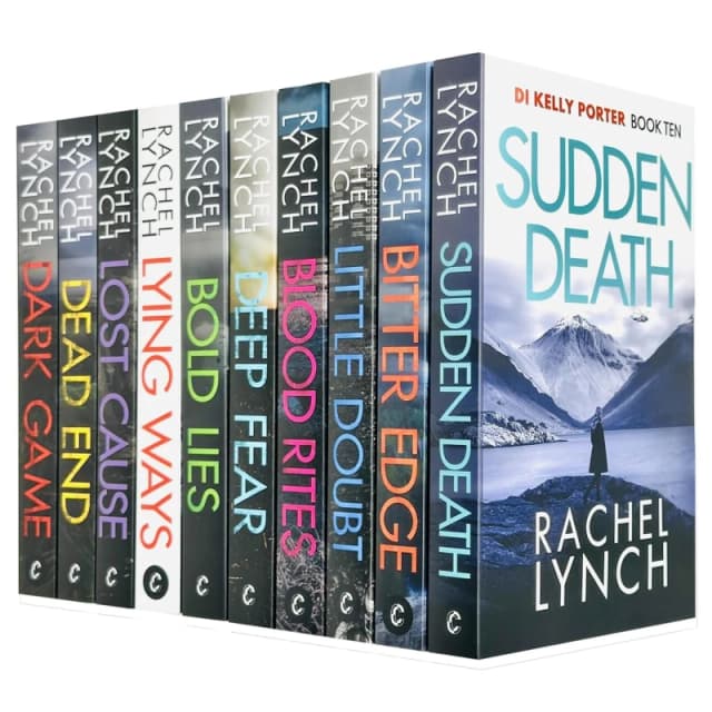 Rachel Lynch DI Kelly Porter 10 Book Set Dark Game Bitter Edge Deep Fear Dead End Blood Rites Rachel Lynch Books