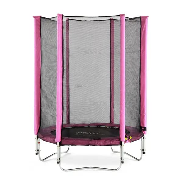 Plum Junior Springsafe Trampoline & Enclosure - Pink Pink