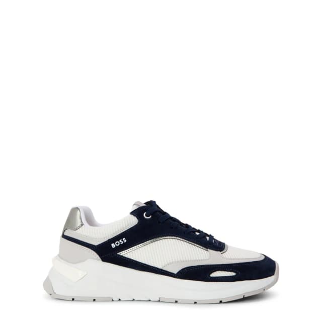 Boss Womens Skylar Low-Top Trainers Open White female 3 (36)