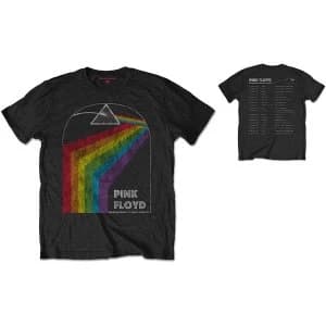 Pink Floyd - Dark Side of the Moon 1972 Tour Unisex Medium T-Shirt - Black
