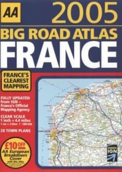 Aa 2005 Big Road Atlas France by Institut Gographique National Paperback