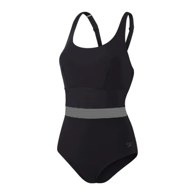 Speedo Womens Shaping LuniaGlow 1 Piece - Black 32
