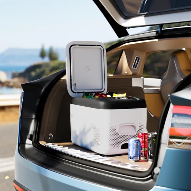 Kabinet UK 23L Compressor Car Refrigerator with Display Whiteblack unisex One size