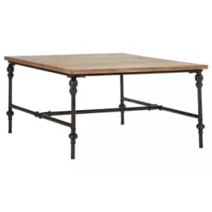 Industrial Inspired Fir Wood Coffee Table