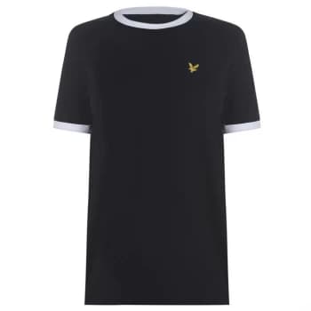 Lyle and Scott Ringer T-Shirt - Black