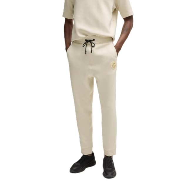 Boss Mens Hadiko Bb Short Sleeve Polo Shirt Open White male L