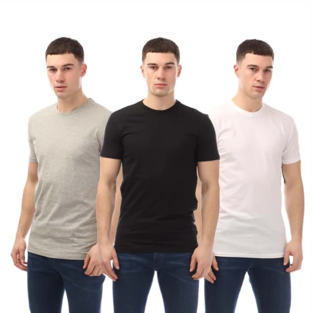 Polo Ralph Lauren 3 Pack of Lounge T-Shirts Black Grey Whit male 2XL