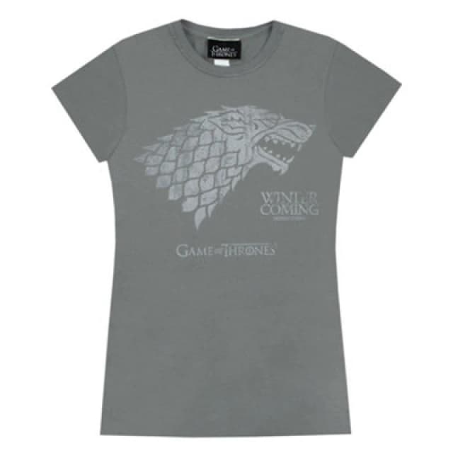 Game Of Thrones Short Sleeved T-Shirt Grey