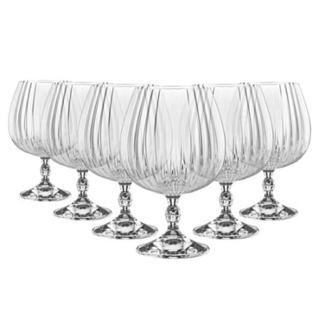 Bormioli Rocco America '20S Brandy Glasses - 650Ml - Clear - Pack Of 6