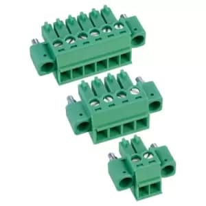 Phoenix Contact Mc 1,5/ 7-Stf-3,5 Terminal Block, Pluggable, 7Pos, 16Awg