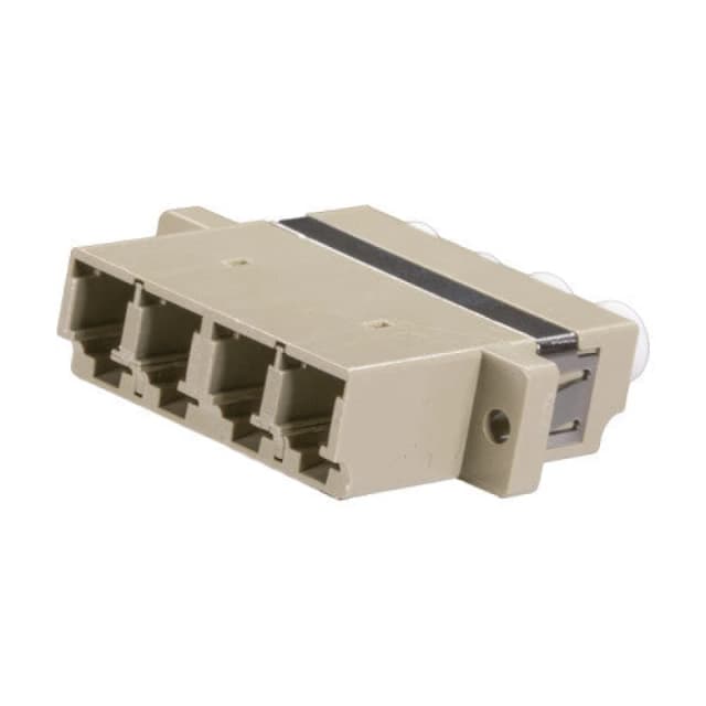 Cablenet Cablenet LC Quad MM Coupler Beige PPLCQMM