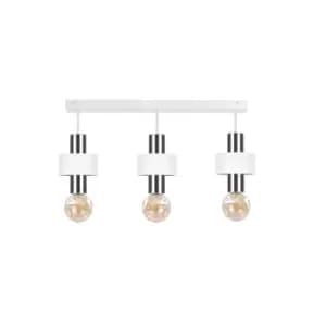 Unica Ceiling Spotlight Bar White, Silver, 60cm, 3x E27