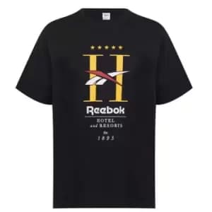 Reebok Hotel T Shirt Mens - Black