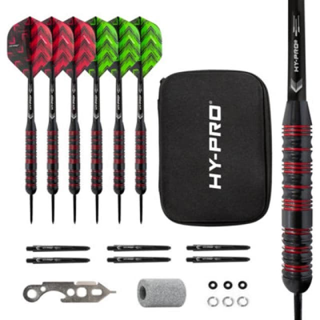 Hy-Pro Darts Set - 22G Steel Tip Darts