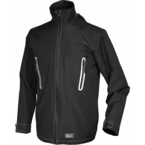 Loops - 5V Heated Rain Jacket - Carbon Fibre Heating Elements - Medium - Waterproof