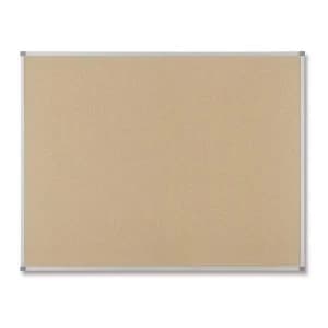 Nobo Classic 900 x 600mm Noticeboard with Self Healing Cork Surface Aluminium Frame and Wall Fixing Kit