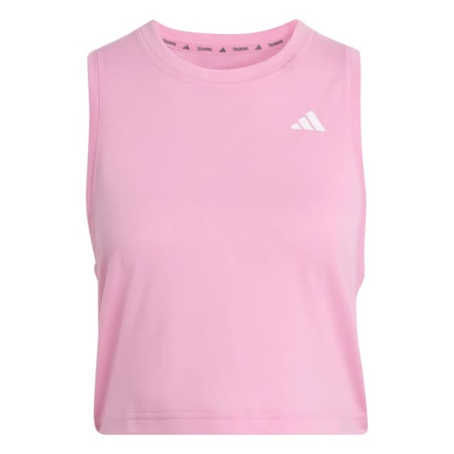 Womens boxy tank top adidas Train Essentials Rose Female L