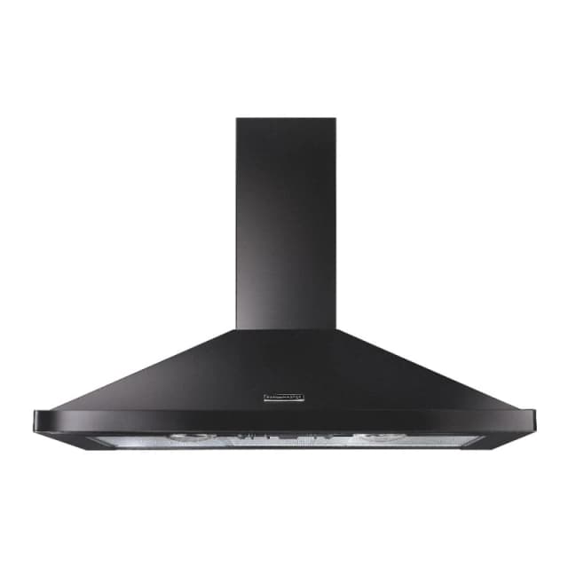 Rangemaster RHDC100SL/C 100cm Chimney Hood With Chrome Badge - SLATE RHDC100SL/C