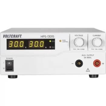 VOLTCRAFT HPS-13015 Bench PSU (adjustable voltage) 1 - 30 V DC 0 - 15 A 450 W Remote No. of outputs 1 x