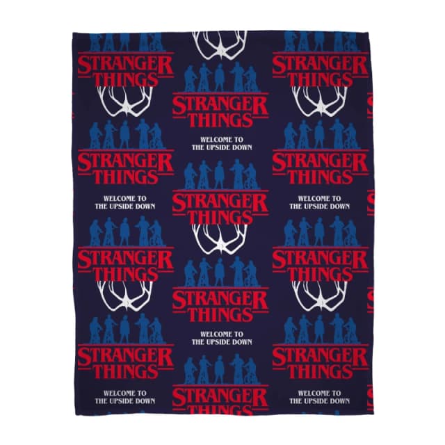 Stranger Things Flames Fleece Blanket Multi unisex One Size