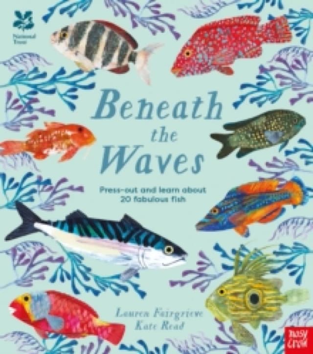 National Trust: Beneath the Waves : Press out and learn about 20 fabulous fish Hardback