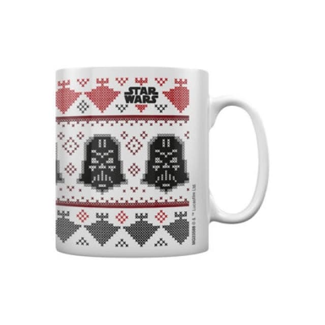 Star Wars Darth Vader Christmas Mug White unisex