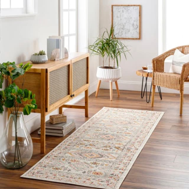Livabliss Scandi Modern Boho Brick Evelyn Runner Rug 80 X 220 Cm - Easy Care, Non Shedding, Ideal For Hallway Or Beside The Bed