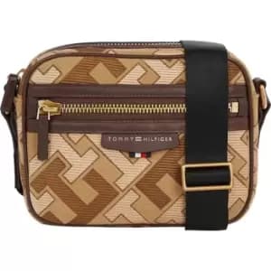 Tommy Hilfiger Th Monogram Wool Camera Bag - Beige