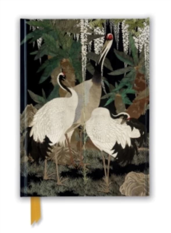 Ashmolean: Cranes, Cycads and Wisteria by Nishimura So-zaemon XII (Foiled Journal) Notebook / blank book