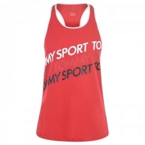 Tommy Sport Graphic Tank Top - True Red