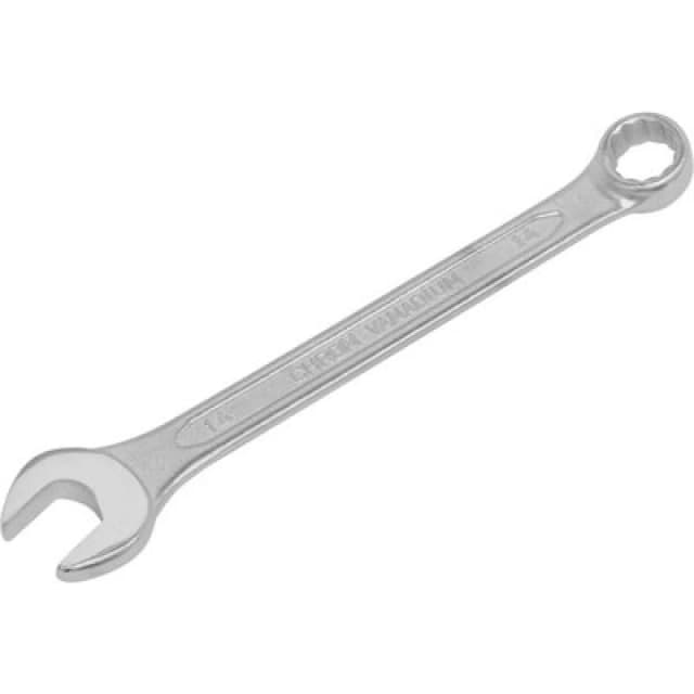 Loops 14mm Combination Spanner - Fully Polished Heads - Chrome Vanadium Steel Metallics