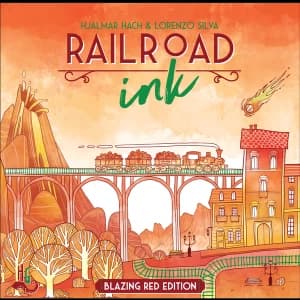 Railroad Ink: Blazing Red Edition Board Game