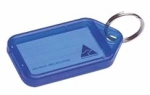 Clicktag Plastic Blue Pk100 Kevron Id5b