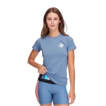 Body Glove Motion Short Sleeve Rash Guard Womens - Blue