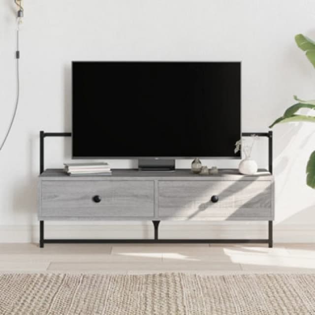 Vidaxl TV Cabinet Wall-mounted Grey Sonoma 100.5X30X51cm Engineered Wood, Grey 833461