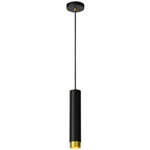 Lucide FLORIS - Pendant Light - Ø5,9cm - 1xGU10 - Black