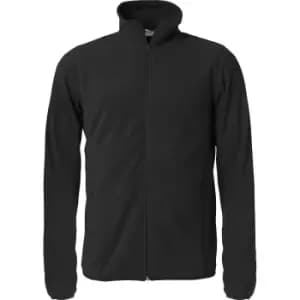 Clique Mens Basic Microfleece Fleece Jacket (S) (Black)