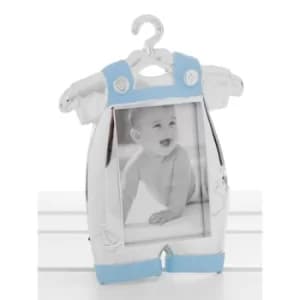 Silver Blue Baby Romper Frame
