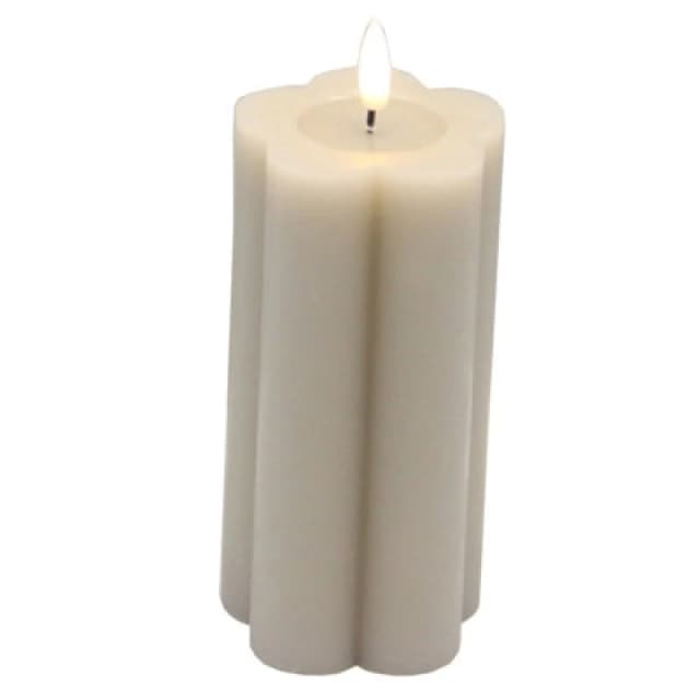Luxe Collection Natural Glow 2.75X6 Stone LED Candle