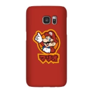 Nintendo Super Mario Mario Kanji Phone Case - Samsung S7 - Snap Case - Gloss
