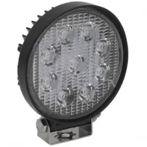 Sealey LED3R Round Work Light with Mounting Bracket 27W LED