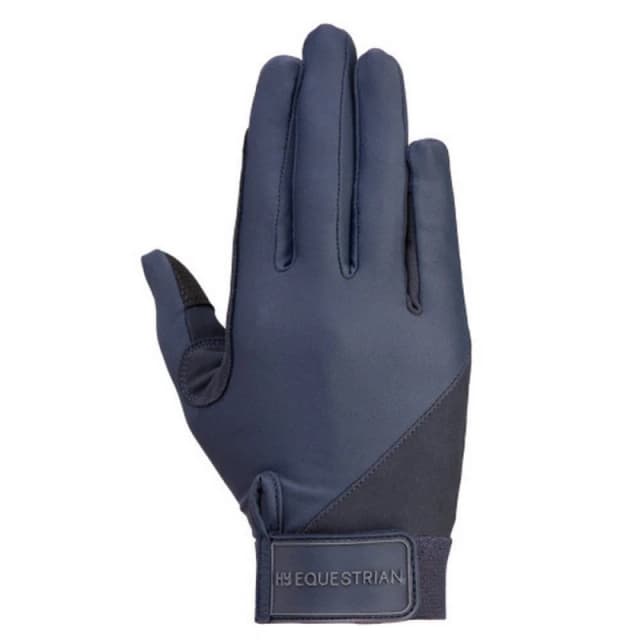 Hy Absolute Fit Riding Gloves in Navy Size: XS Navy Unisex XS