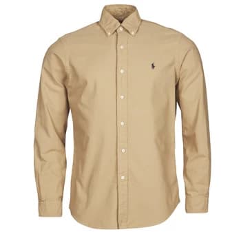 Polo Ralph Lauren KAOLMA mens Long sleeved Shirt in Beige - Sizes EU S,EU M,EU L,EU XL