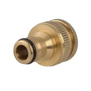 Faithfull Brass Dual Tap Connector 12.5-19mm (1/2 - 3/4in)